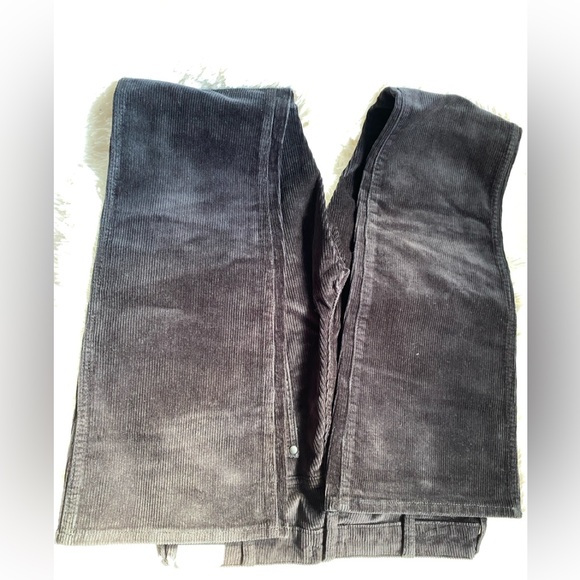 Wrangler Westward 626 High Rise Boot Corduroy Black Jeans Size 28x34 - Picture 4 of 12